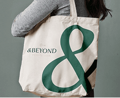 Beyond tote bag detail